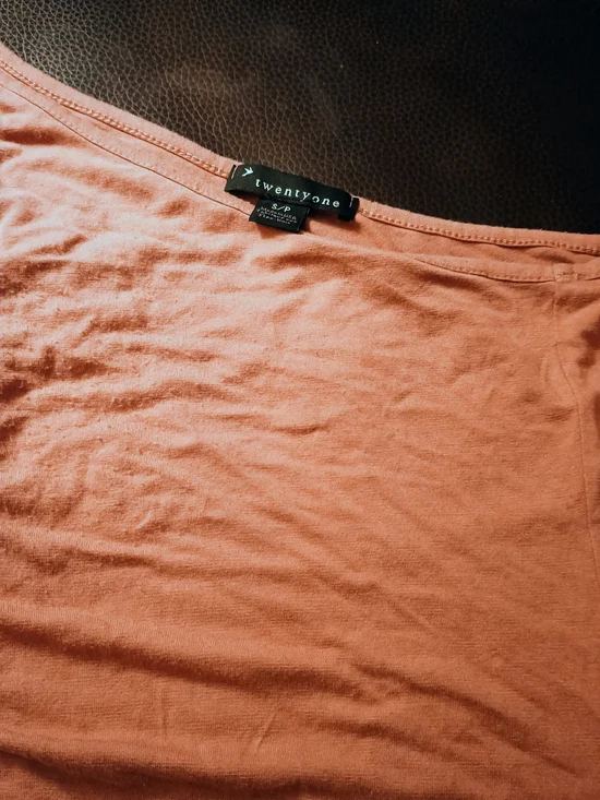 Forever 21 Rust Ruffle One-Shoulder Top - Picture 4 of 8